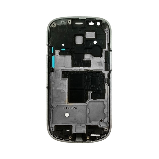 Μπροστινό Πλαίσιο Οθόνης Front LCD Frame για Samsung i8190 Galaxy S3 Mini - Χρώμα: Ασημί