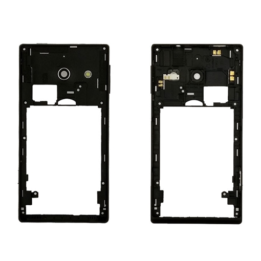 Μεσαίο Πλαίσιο Middle Frame για Huawei Ascend W1 / Ascend G600  - Χρώμα: Μαύρο
