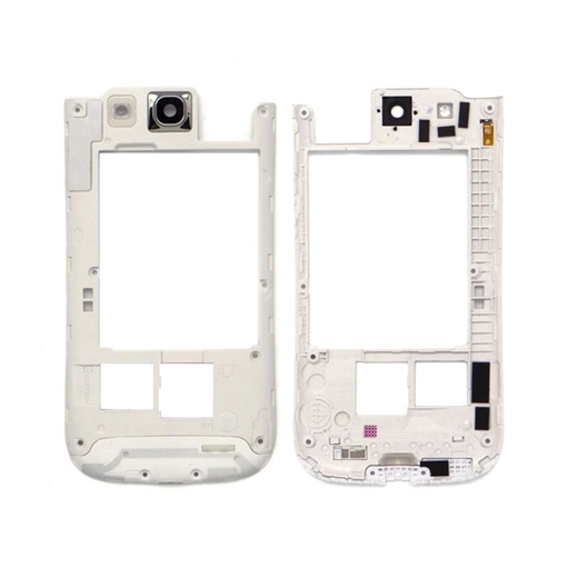 Μεσαίο Πλαίσιο Middle Frame για Samsung i9300 Galaxy S3 - Χρώμα: Λευκό