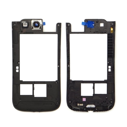 Μεσαίο Πλαίσιο Middle Frame για Samsung i9300 Galaxy S3 - Χρώμα: Μαύρο