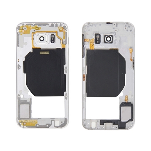 Μεσαίο Πλαίσιο Middle Frame για Samsung G920F Galaxy S6 - Χρώμα: Λευκό