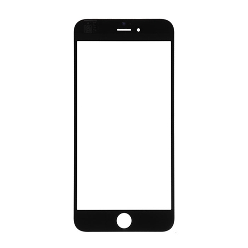 Τζαμάκι Οθόνης Lens για iPhone 6 Plus/6S Plus - Χρώμα: Μαύρο