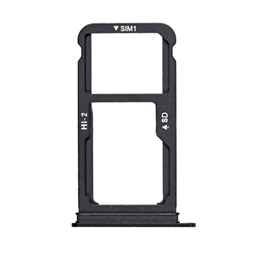 Υποδοχή Κάρτας Dual Sim Tray και SD για Huawei Mate 10 - Χρώμα: Μαύρο 