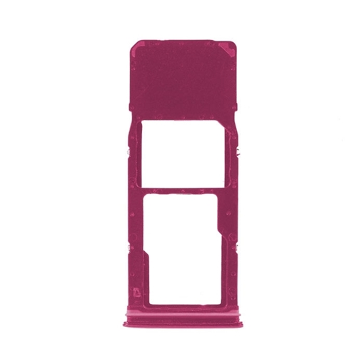 Picture of SIM Tray Single SIM and SD for Samsung Galaxy A9 2018 A920F - Color: Pink