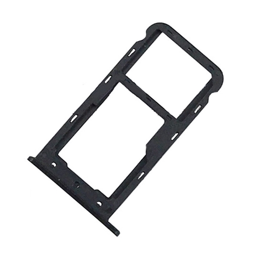  Υποδοχή Κάρτας Dual Sim Tray και SD για Huawei P9 Lite Mini - Χρώμα: Μαύρο