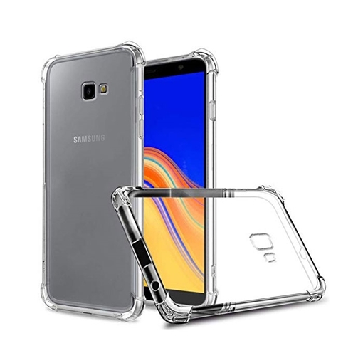 Θήκη Πλάτης Σιλικόνης για Samsung J415F Galaxy J4 Plus - Χρώμα: Διάφανο