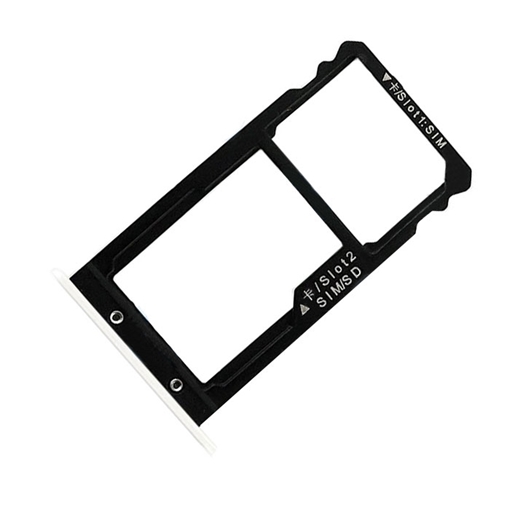 Υποδοχή Κάρτας Dual Sim Tray και SD για Huawei G8 - Χρώμα: Ασημί