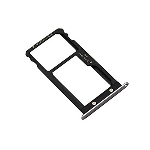 Υποδοχή Κάρτας Single SIM και SD (SIM Tray) για Huawei Ascend G8/GX8 - Χρώμα: Ασημί
