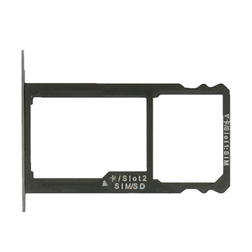 Υποδοχή Κάρτας Dual Sim Tray και SD για Huawei Honor 7 - Χρώμα: Μαύρο