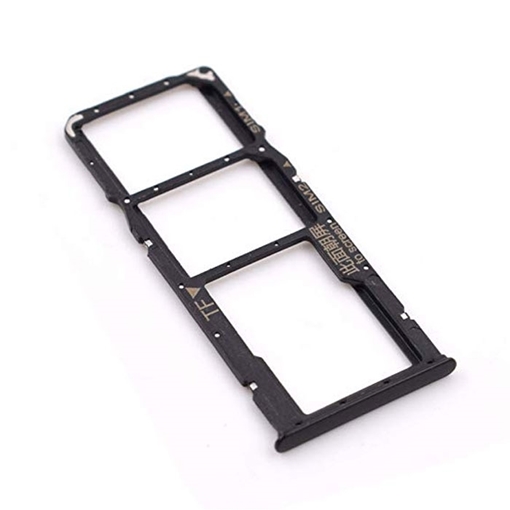 Υποδοχή Κάρτας Dual SIM (SIM Tray) για Huawei Y9 2018 - Χρώμα: Μαύρο