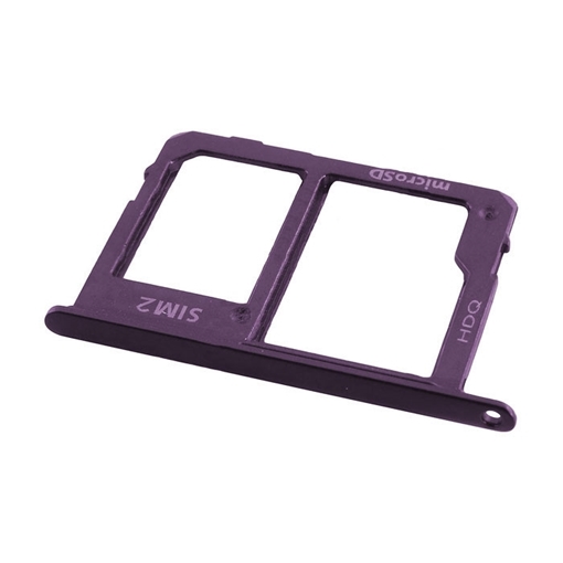 Picture of SIM Tray Dual SIM and SD for Samsung Galaxy J6 Plus J605F/J610F - Color: Purple