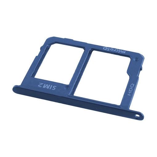 Picture of SIM Tray Dual SIM and SD for Samsung Galaxy J6 Plus J605F/J610F - Color: Blue