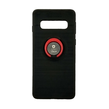 Θήκη Πλάτης iFace Με Βάση Στήριξης για Samsung G973F Galaxy S10 - Χρώμα: Μαύρο - Κόκκινο