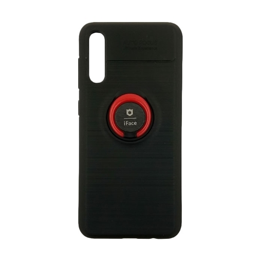 Θήκη Πλάτης iFace Με Βάση Στήριξης για Samsung A505F Galaxy A50 - Χρώμα: Μαύρο - Κόκκινο
