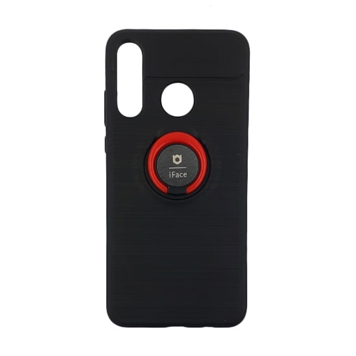 Θήκη Πλάτης iFace Με Βάση Στήριξης για Huawei P30 Lite MAR-L01A - Χρώμα: Μαύρο - Κόκκινο