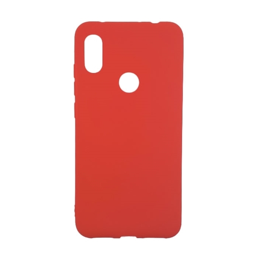 Θήκη Πλάτης Σιλικόνης για Xiaomi Redmi Note 6 Pro - Χρώμα: Κόκκινο