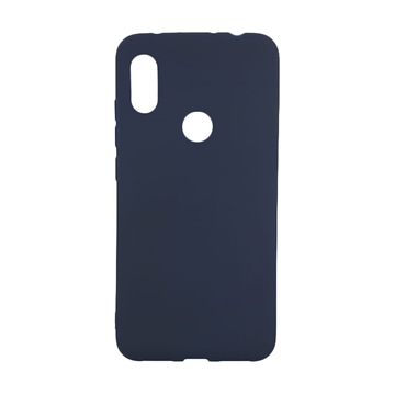 Θήκη Πλάτης Σιλικόνης για Xiaomi Redmi Note 6 Pro - Χρώμα: Σκούρο Μπλε