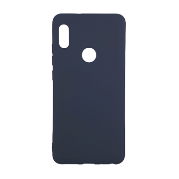 Θήκη Πλάτης Σιλικόνης για Xiaomi Redmi Note 5 Pro - Χρώμα: Σκούρο Μπλε