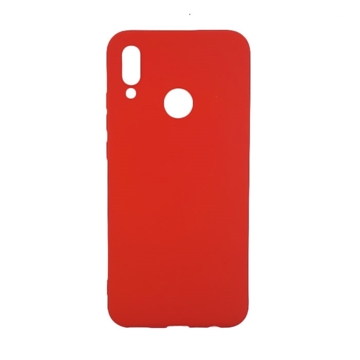 Θήκη Πλάτης Σιλικόνης Silicone Case για Huawei Honor 10 Lite HRY-LX1 - Χρώμα: Κόκκινο