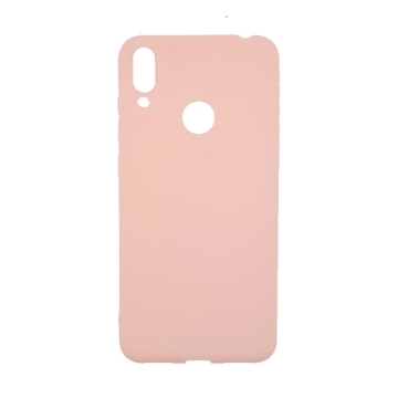 Θήκη Πλάτης Σιλικόνης για Huawei Y7 2019 DUB-LX1 - Χρώμα: Χρυσό Ροζ