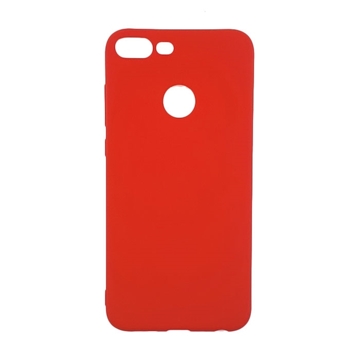 Θήκη Πλάτης Σιλικόνης για Huawei Honor 9 - Χρώμα: Κόκκινο