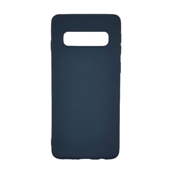 Θήκη Πλάτης Σιλικόνης για Samsung G973F Galaxy S10 - Χρώμα: Σκούρο Μπλε