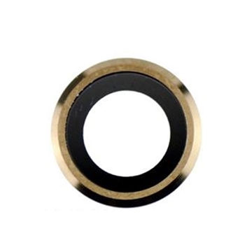 Εικόνα της Τζαμάκι κάμερας (camera lens) με Πλαίσιο για Apple iPhone 6 Plus/6S Plus - Χρώμα: Χρυσό