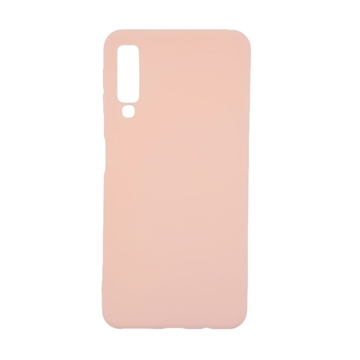 Θήκη Πλάτης Σιλικόνης για Samsung A750F Galaxy A7 2018 - Χρώμα: Χρυσό Ροζ