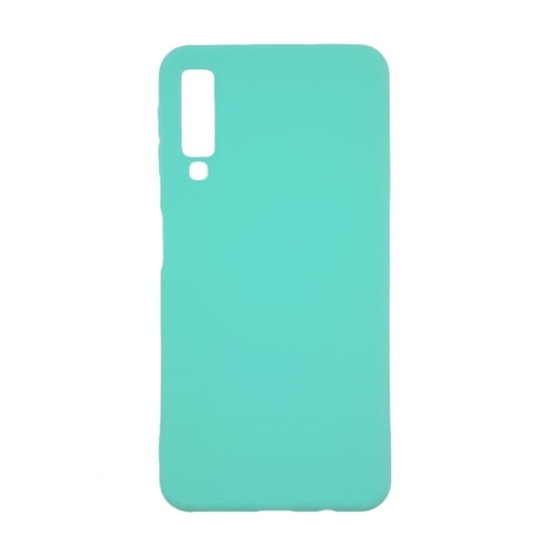 Θήκη Πλάτης Σιλικόνης για Samsung A750F Galaxy A7 2018 - Χρώμα: Τιρκουάζ