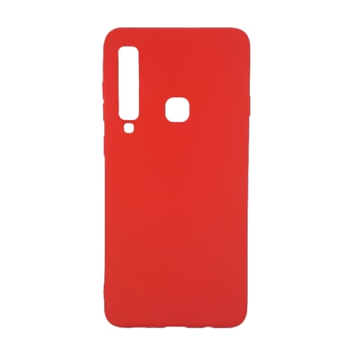 Θήκη Πλάτης Σιλικόνης για Samsung A920F Galaxy A9 2018 - Χρώμα: Κόκκινο