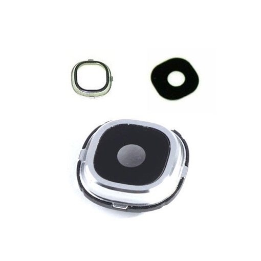 Τζαμάκι κάμερας (Camera Lens) με Πλαίσιο για Samsung Galaxy S4 i9505 - Χρώμα: Μαύρο