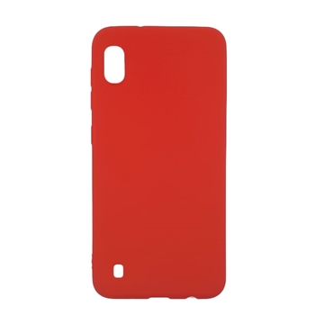 Θήκη Πλάτης Σιλικόνης για Samsung A105F Galaxy A10 - Χρώμα: Κόκκινο
