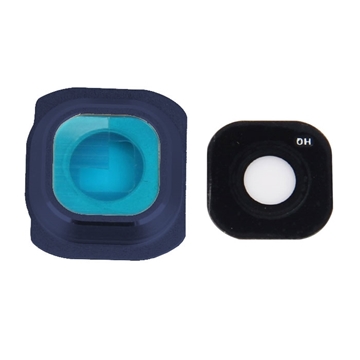 Picture of Camera Lens with Frame for  Samsung Galaxy S6 G920F / S6 Edge G925F - Color: Dark Blue