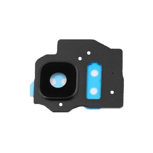 Τζαμάκι κάμερας (Camera Lens) με Πλαίσιο για Samsung Galaxy S8 Plus G955F - Χρώμα: Μαύρο