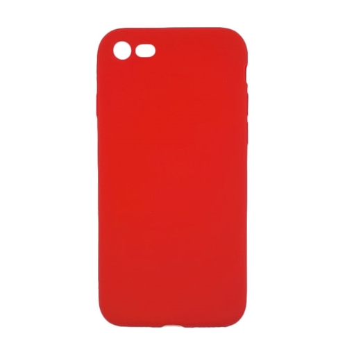 Θήκη Πλάτης Σιλικόνης για Apple iPhone 7/8 - Χρώμα: Κόκκινο