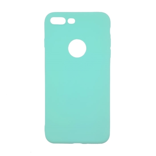 Θήκη Πλάτης Σιλικόνης για Apple iPhone 7 Plus/8 Plus - Χρώμα: Τιρκουάζ