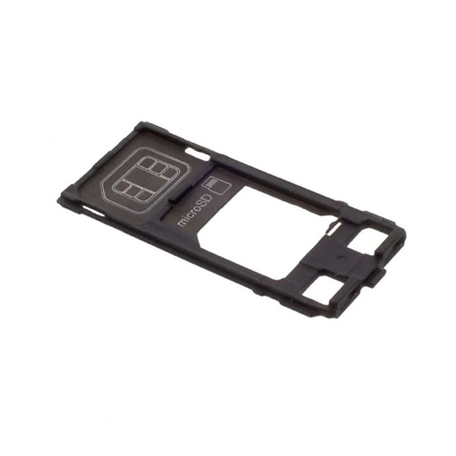 Υποδοχή κάρτας Single SIM Tray για Sony XZ - Χρώμα: Μαύρο