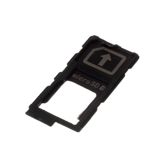 Υποδοχή κάρτας Single SIM Tray για Sony Z5 - Χρώμα: Μαύρο