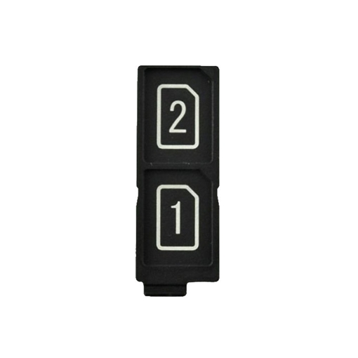 Υποδοχή κάρτας Dual SIM Tray για Sony Z5 - Χρώμα: Μαύρο