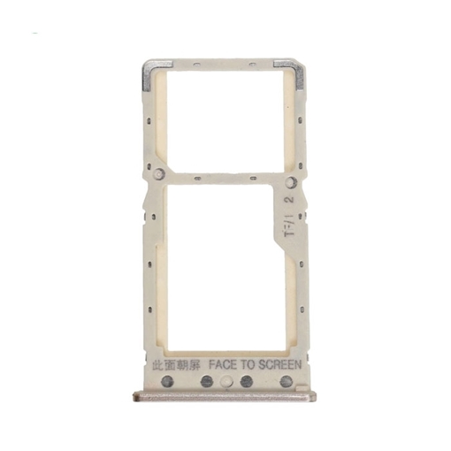 Picture of Single SIM and SD Tray for Xiaomi Redmi 6/6A - Color: Gold