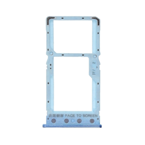 Picture of Dual SIM and SD Tray for Xiaomi 6/6A - Color: Blue