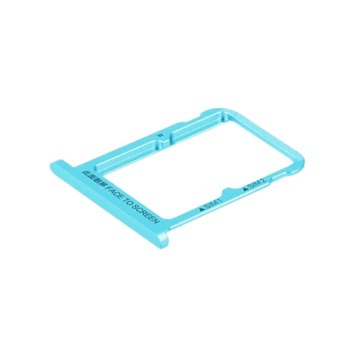 Υποδοχή κάρτας Dual SIM Tray για Xiaomi MI A2 / 6X - Χρώμα: Μπλε
