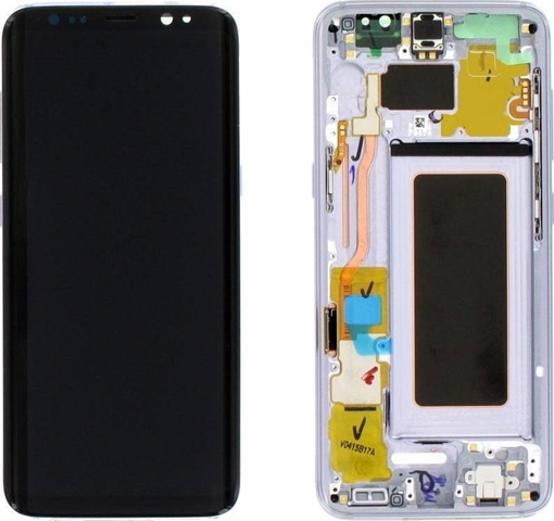 Γνήσια Οθόνη LCD με Μηχανισμό Αφής για Samsung G950F Galaxy S8 - Χρώμα: Βιολετί