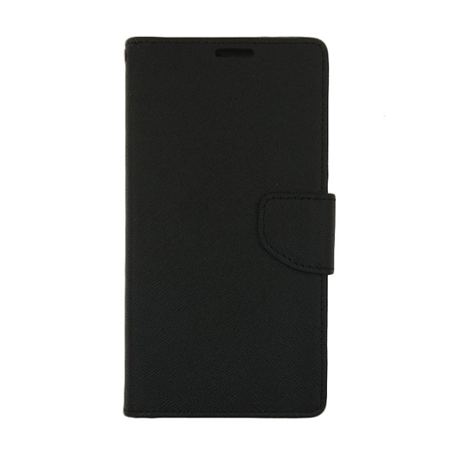 Θήκη Βιβλίο Stand για Samsung A730F Galaxy A8 Plus 2018 - Χρώμα: Μαύρο