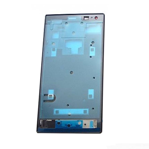 Μπροστινό Πλαίσιο Οθόνης LCD Front Frame για Huawei Ascend W1 - Χρώμα: Μαύρο
