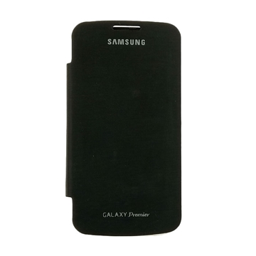 Θήκη Βιβλίο για Samsung Galaxy Premier I9260 - Χρώμα: Μαύρο