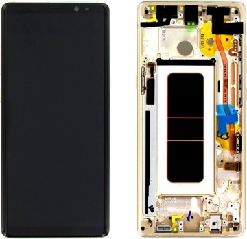  Γνήσια Οθόνη LCD με Μηχανισμό Αφής για Samsung N950F Galaxy Note 8 - Χρώμα: Χρυσό
