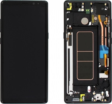 Γνήσια Οθόνη LCD με Μηχανισμό Αφής για Samsung N950F Galaxy Note 8 - Χρώμα: Μαύρο 
