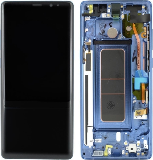 Γνήσια Οθόνη LCD με Μηχανισμό Αφής για Samsung N950F Galaxy Note 8 - Χρώμα: Μπλε