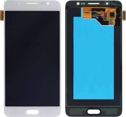 Γνήσια Οθόνη LCD με Μηχανισμό Αφής για Samsung Galaxy J5 2016 J510F GH97-18792C - Χρώμα: Λευκό
